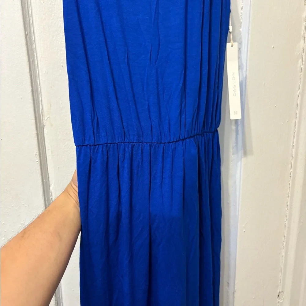 Caslon Vibrant Blue Sleeveless Maxi Dress - Picture 6 of 6